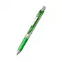 Pentel EnerGel Xm ištraukiamas gelinis rašiklis – žalias – 0,35 mm – sidabriniai akcentai