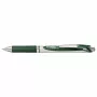 Pentel Energel BL77 rašiklis su žaliu rašalu, žaliu korpusu ir sidabriniais akcentais, 0,7 mm, vidutinis antgalis, vandens pagrindu, vienas vnt.