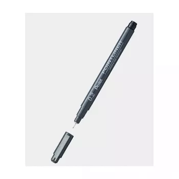 Pentel Fineliner Pigment 0.3 mm Juoda