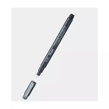 Pentel S20 Fineliner Pigment 0.2 mm Juoda