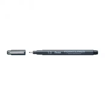 Pentel Fineliner Pigment 1.0 mm Juoda