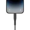 ENERGEA Flow USB-C to Lightning kabelis 1,5 m juodas 60 W 3A PD greitasis įkrovimas MFi sertifikuotas