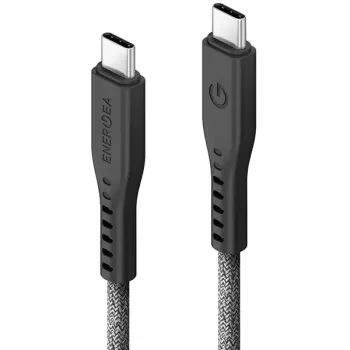 ENERGEA Flow USB-C į USB-C laidas 1,5 m juodas 240W 5A PD greitas įkrovimas