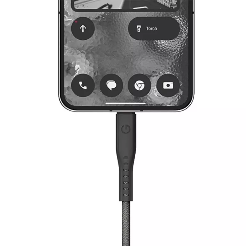 ENERGEA Flow USB-C į USB-C laidas 1,5 m juodas 240W 5A PD greitas įkrovimas