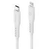 ENERGEA Flow USB-C to Lightning kabelis 1,5 m Baltas 60W 3A PD Greitas Įkrovimas MFi