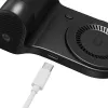 ENERGEA MagCam Grip PG-MCG5K-BLK Magnetinis telefono laikiklis su 5000 mAh power bank, juodas