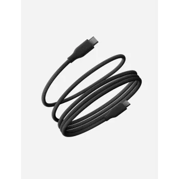 ENERGEA Helix 60 USB-C į USB-C magnetinis kabelis 1,5 m juodas