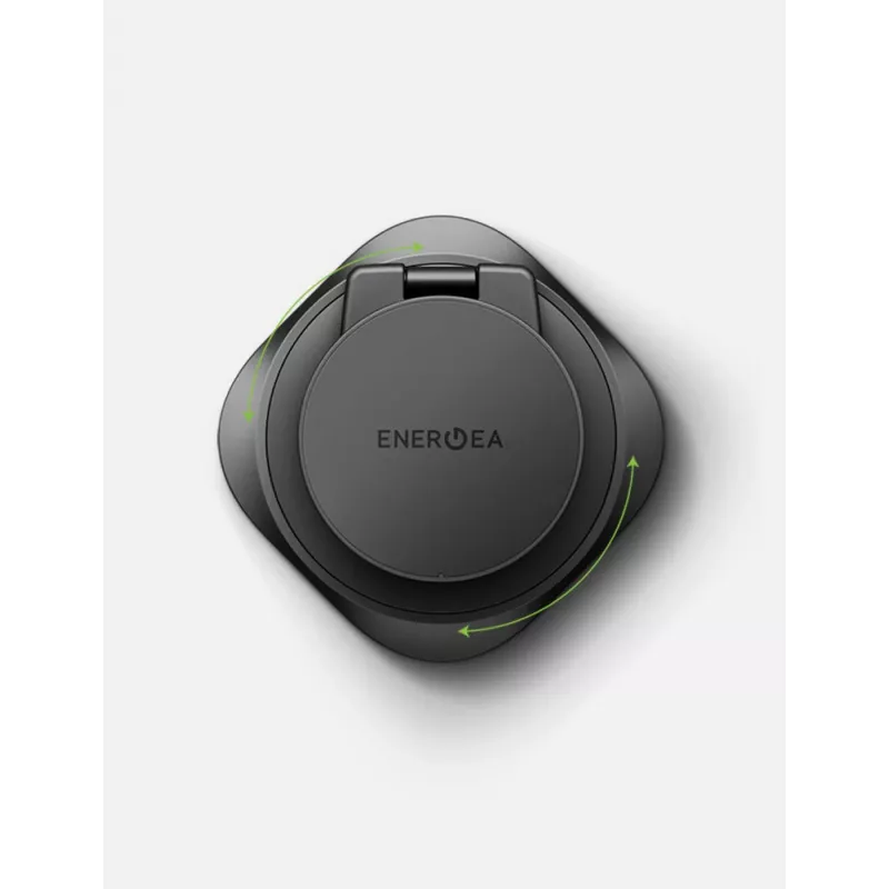 ENERGEA Alumag GYRO 360 Rotating Qi2 Wireless Charger 25W Foldable Gunmetal