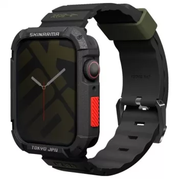 Skinarma Shokku Apple Watch Strap 45/44/42mm Black