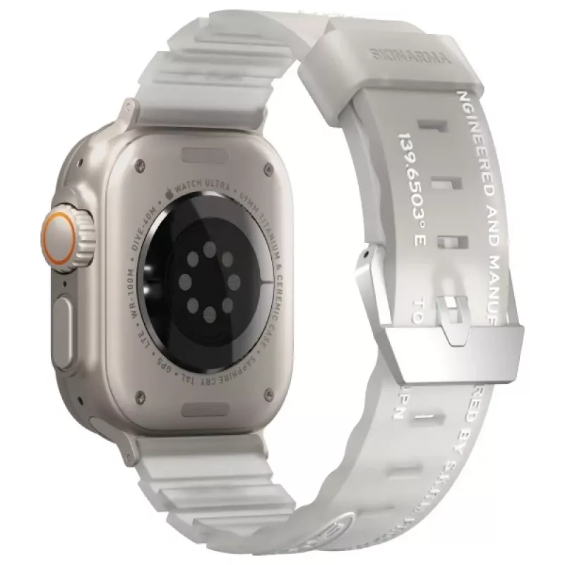 Skinarma Shokku Apple Watch Strap 49/46/45/44 mm Frost