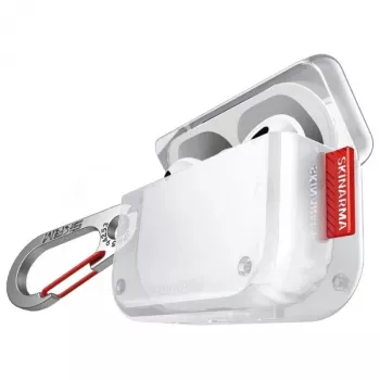 SKINARMA Saido Protective Case for Apple AirPods Pro 2nd Generation, Transparent