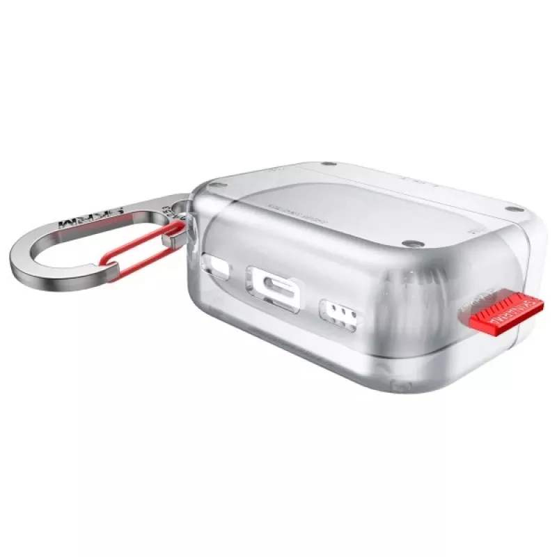 SKINARMA Saido Protective Case for Apple AirPods Pro 2nd Generation, Transparent