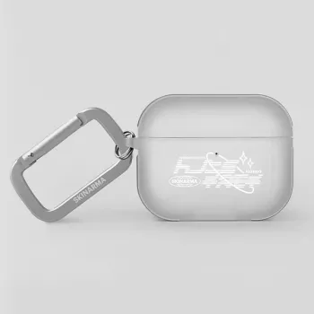 Skinarma Kinzoku Dėklas, skirtas AirPods Pro 2 kartai – Frost (permatomas)