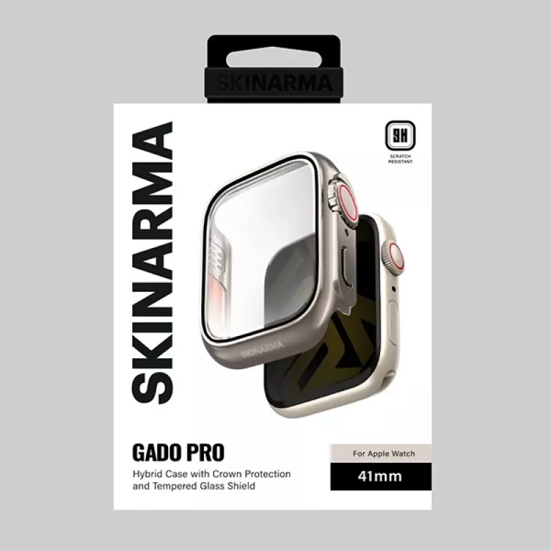 Skinarma Gado Pro Case for Apple Watch 41mm - Titanium