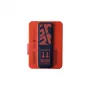 SKINARMA Mirage Spunk Wallet Magnetic Grip Stand Orange