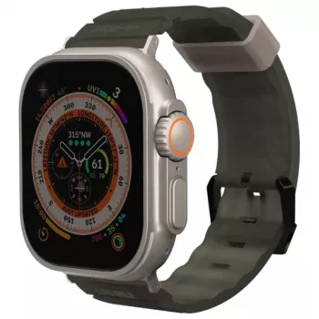 Skinarma Shokku Strap for Apple Watch 49/45/44mm Dark Olive
