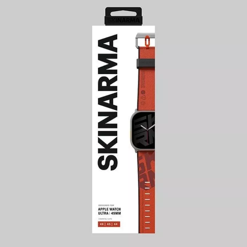 Skinarma Spunk Apple Watch Strap 49mm Orange