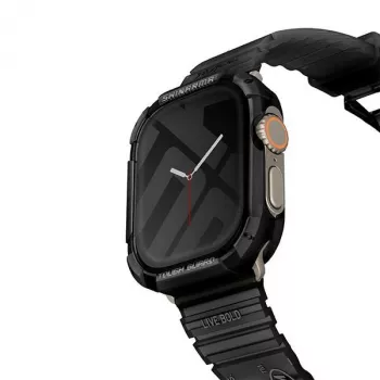 SKINARMA Kurono Dėklas, skirtas Apple Watch Ultra 49mm - Juodas