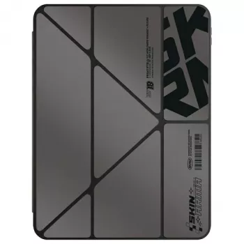 Skinarma Kira Kobai Folio Case, iPad Pro 11 inch M4/M5, Gunmetal