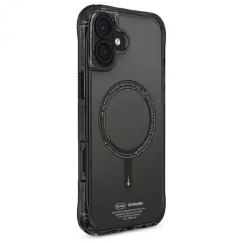 SKINARMA Saido Dėklas, skirtas Apple iPhone 16 6.1 colio, Magnetinis Įkrovimas, Juodas