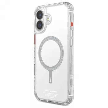 SKINARMA Saido Dėklas, skirtas iPhone 16 Plus 6.7 colio, Magnetinis Įkrovimas, Skaidrus