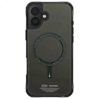 SKINARMA Saido Magnetinis Dėklas, skirtas Apple iPhone 16 Plus 6.7 colio, Juodas