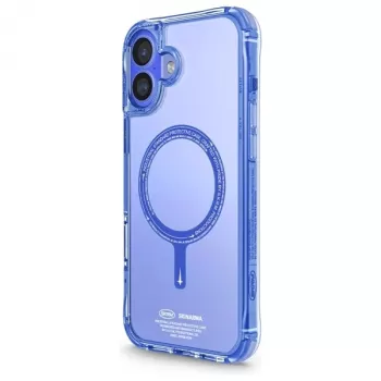 SKINARMA Saido Dėklas, skirtas iPhone 16 Plus 6.7 colio, magnetinis įkrovimas, mėlyna