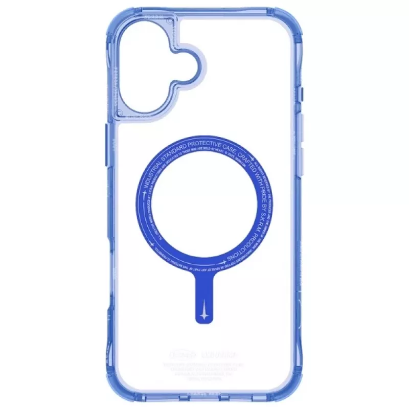 SKINARMA Saido Dėklas, skirtas iPhone 16 Plus 6.7 colio, magnetinis įkrovimas, mėlyna