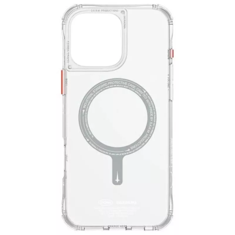 SKINARMA Saido Dėklas, skirtas iPhone 16 Pro 6,3 colio, magnetinis įkrovimas, skaidrus