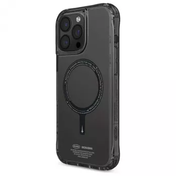 Skinarma Saido Dėklas, skirtas iPhone 16 Pro 6,3 colio, su magnetiniu įkrovimu, juodas