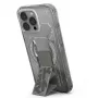 Skinarma Helio iPhone 16 Pro 6.3 colio magnetinis įkrovimo + laikiklio stovas dėklas Titanium