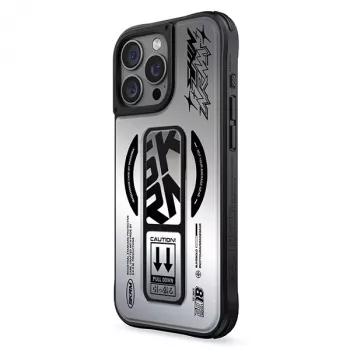 SKINARMA Kira Kobai iPhone 16 Pro 6.3 inch Magnetic Charging Grip Stand Case Chrome