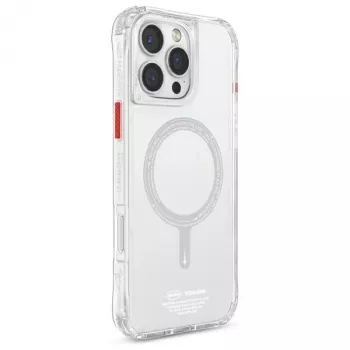 SKINARMA Saido Magnetic Charging Case, skaidrus, iPhone 16 Pro Max 6.9 inch