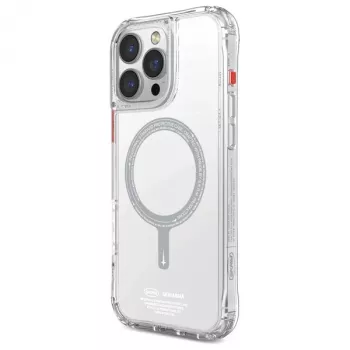 SKINARMA Saido Magnetic Charging Case, skaidrus, iPhone 16 Pro Max 6.9 inch