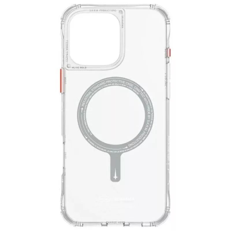 SKINARMA Saido Magnetic Charging Case, skaidrus, iPhone 16 Pro Max 6.9 inch