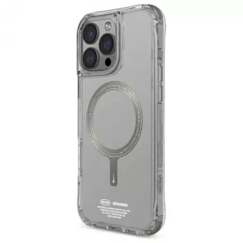 SKINARMA Saido Dėklas, skirtas iPhone 16 Pro Max 6.9 colio, su magnetiniu įkrovimu, titano spalvos
