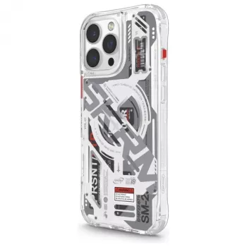 SKINARMA Ekho Magnetic Charging Case, skaidrus, skirtas Apple iPhone 16 Pro Max 6.9 col.
