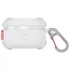 Dėklas Skinarma Mecha AirPods Pro 2, Frost Translucent