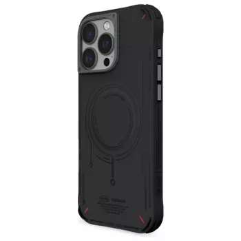 SKINARMA Mecha Case Apple iPhone 16 Pro Max 6.9 inch juodas su magnetiniu įkrovimu