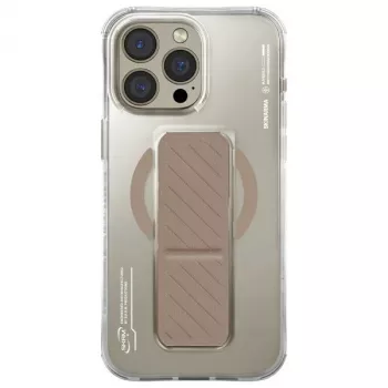 SKINARMA Axon Magnetinis Įkrovimo + Laikymo Rankenos Dėklas, skirtas iPhone 16 Pro 6.3 colio - Šampano