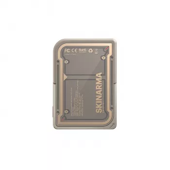 Skinarma Nexus Mecha Magnetic Kick-Stand Power Bank 5000mAh 20W PD USB-C MagSafe Gold