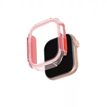 Skinarma Atom Case, apsauginis dėklas, Apple Watch 42mm, rožinis