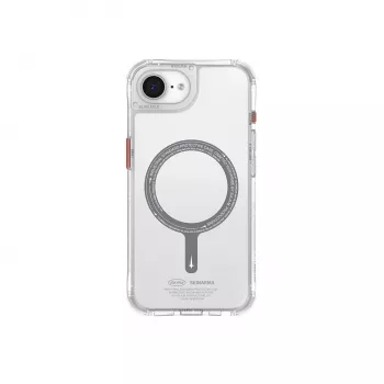 SKINARMA Saido MagSafe Dėklas, skirtas iPhone 16e / 17e, permatomas