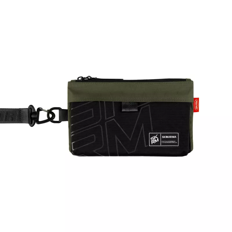Skinarma Jager Olive Green Crossbody Phone Pouch