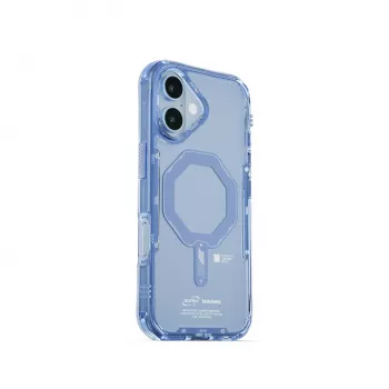 SKINARMA Saido Magnetinis Įkrovimo Dėklas, skirtas Apple iPhone 17 - Mėlynas