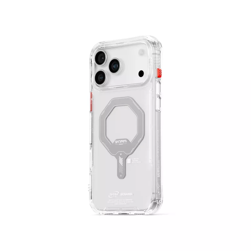 SKINARMA Saido Magnetic Charging Case for Apple iPhone 17 Pro, Transparent