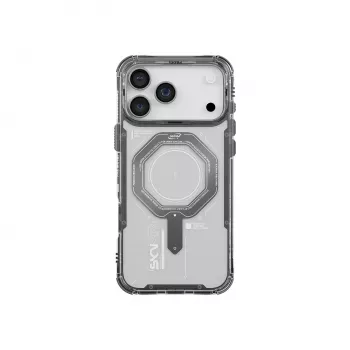 Skinarma Magma Dėklas, skirtas iPhone 17 Pro, su magnetiniu įkrovimu, Graphite