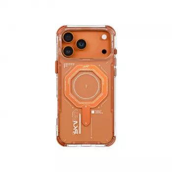 Skinarma Magma Magnetinis Dėklas Apple iPhone 17 Pro – Oranžinis