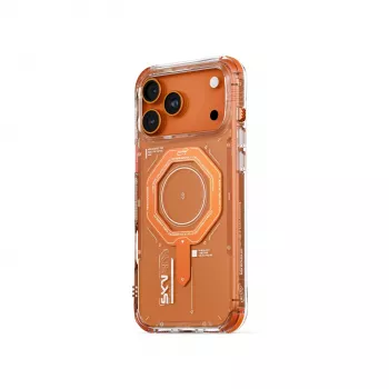 Skinarma Magma Magnetinis Dėklas Apple iPhone 17 Pro – Oranžinis