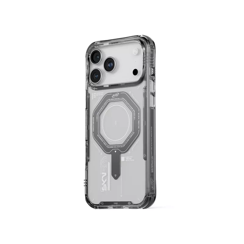 SKINARMA Magma Dėklas, skirtas iPhone 17 Pro Max, su magnetiniu įkrovimu, grafito spalvos
